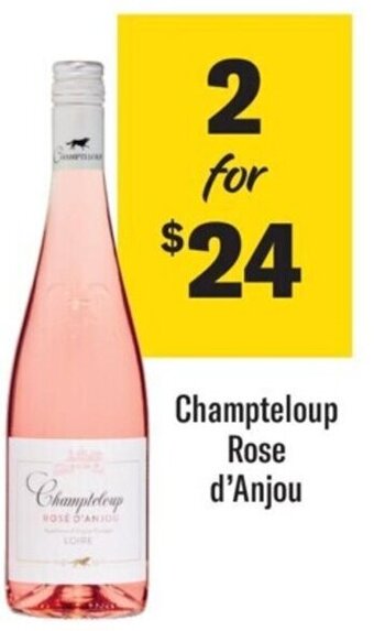 Coles Champteloup Rose d'Anjou offer