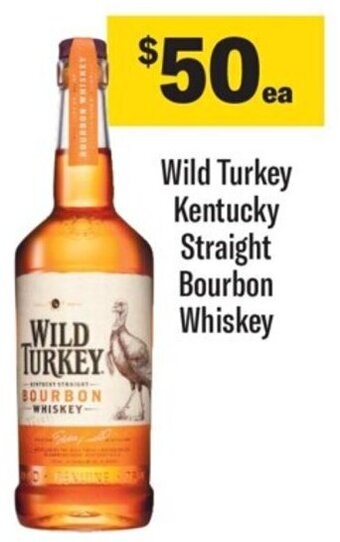 Coles Wild Turkey Kentucky Straight Bourbon Whiskey offer