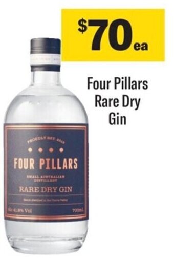 Coles Four Pillars Rare Dry Gin offer