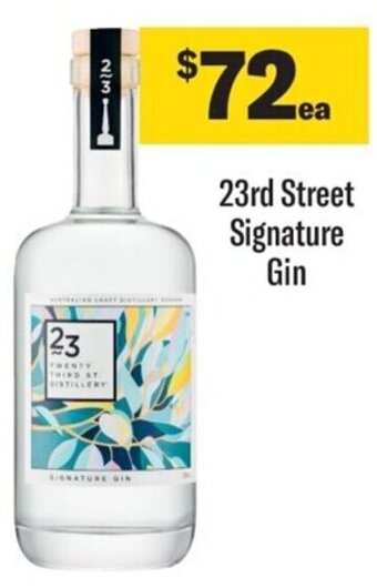 23rd Street Signature Gin