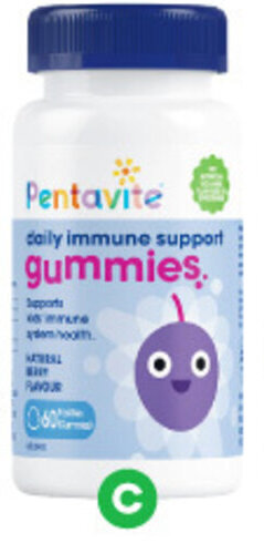 Woolworths Pentavite Daily Immune Defence Kids Gummies Pk 60 offer