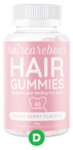 Woolworths Haircare Bear Hair Gummies Pk 60 offer