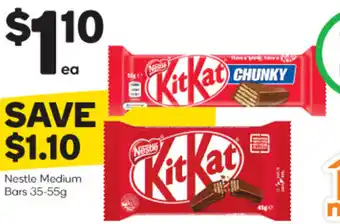 Woolworths Nestle Medium Bars 35-55g offer
