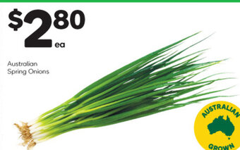 Woolworths Australian Spring Onions offer