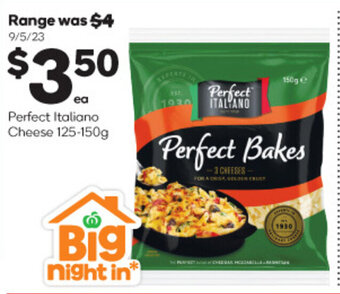 Woolworths Perfect Italiano Cheese 125-150g offer