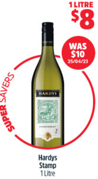 Woolworths Hardys Stamp 1 Litre offer