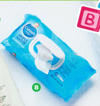 Woolworths Curash Simply Water Baby Wipes Pk 80 offer