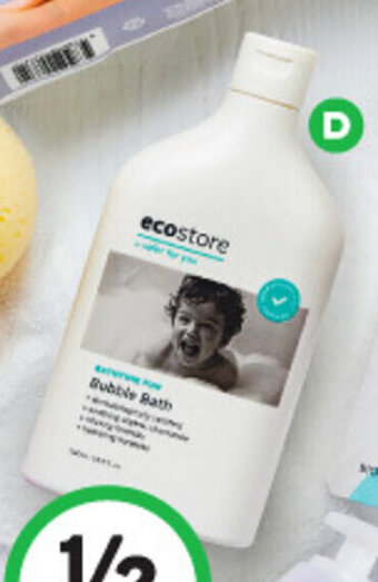 Woolworths Ecostore Baby Bubble Bath 500ml offer
