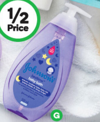 Woolworths Johnson's Bedtime Baby Bath 500ml offer