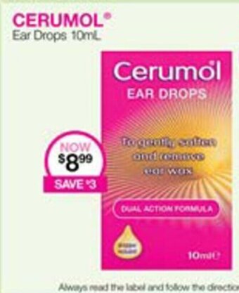 CERUMOL Ear Drops 10mL