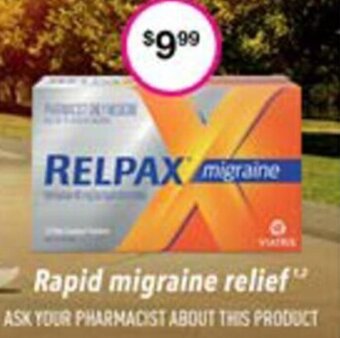 Priceline RELPAX migraine 2 Tablets offer