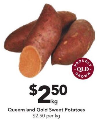 Drakes Queensland Gold Sweet Potatoes offer
