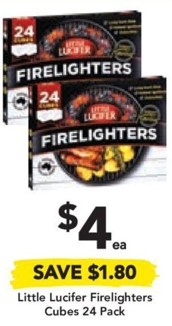 Drakes Little Lucifer Firelighters Cubes 24 Pack offer