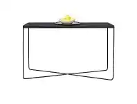 LivingStyles Lyra Commercial Grade Lava Stone Top Console Table, 120cm offer