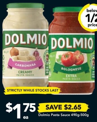 Drakes Dolmio Pasta Sauce 490g-500g offer