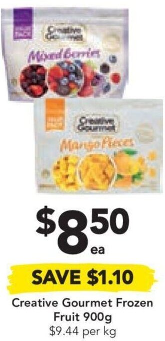 Drakes Creative Gourmet Frozen Fruit 900g offer