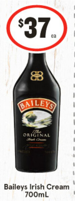IGA Baileys Irish Cream 700mL offer