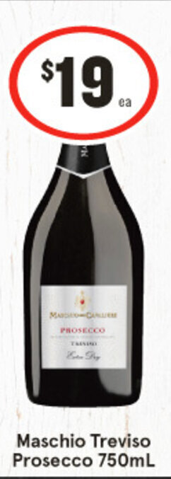 IGA Maschio Treviso Prosecco 750mL offer