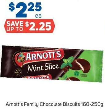 Foodland Arnott's Family Chocolate Biscuits 160-250g offer