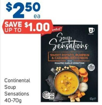 Foodland Continental Soup Sensations 40-70g offer