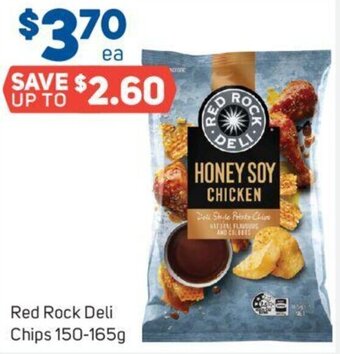 Foodland Red Rock Deli Chips 150-165g offer