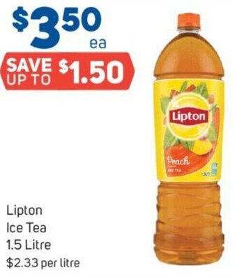 Foodland Lipton Ice Tea 1.5 Litre offer