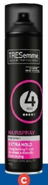 Foodland TRESemmé Hair Spray 360g offer
