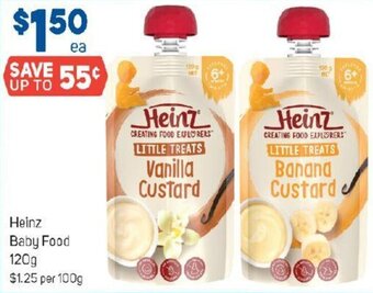 Foodland Heinz Baby Food 120g offer
