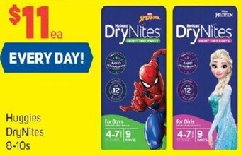 Foodland Huggies DryNites 8-10s offer