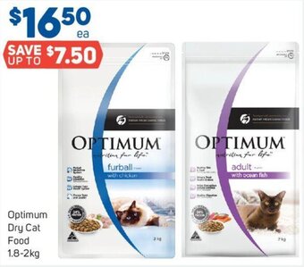 Foodland Optimum Dry Cat Food 1.8-2kg offer