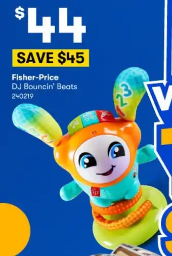BIG W Fisher-Price DJ Bouncin' Beats 240219 offer