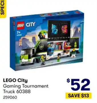 BIG W LEGO City Gaming Tournament Truck 60388 offer