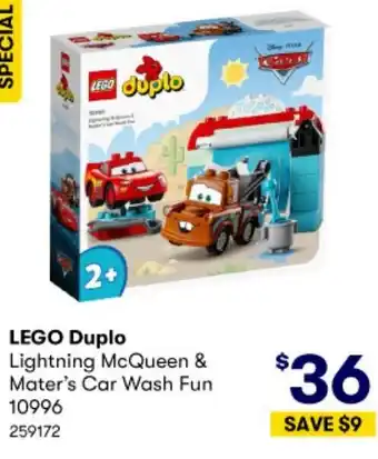 LEGO Duplo Lightning McQueen & Mater's Car Wash Fun