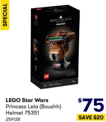 BIG W LEGO Star Wars Princess Leia (Boushh) Helmet 75351 offer