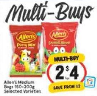 IGA Allen's Medium Bag 150g-200g offer