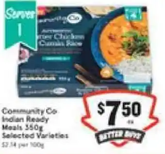 IGA Community Co Italian Ready Meal 350g offer