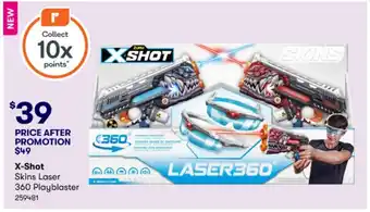 BIG W X-Shot Skins Laser 360 Playblaster offer