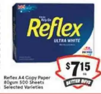 IGA Reflex A4 Copy Paper 80gm offer