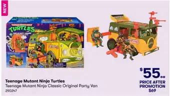 BIG W Teenage Mutant Ninja Classic Original Party Van offer