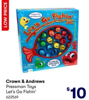 Crown & Andrews Pressman Toys Let's Go Fishin' 622569