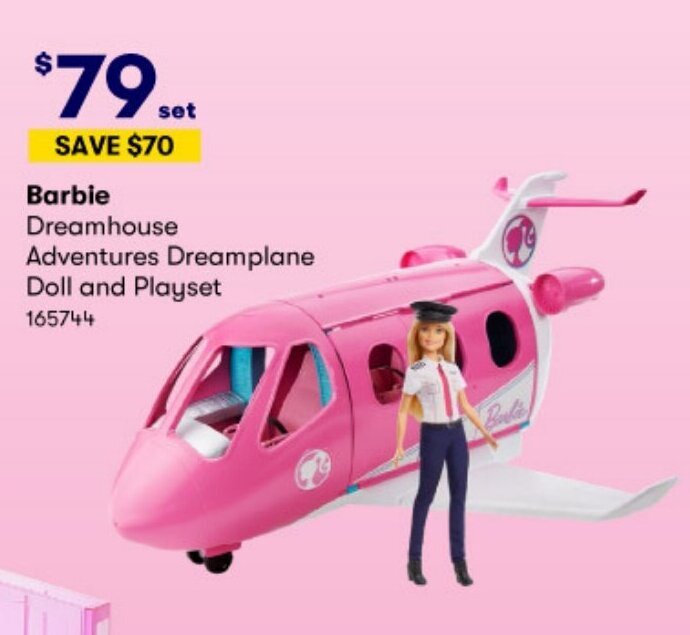 Barbie Dreamhouse Adventures Dreamplane Doll and Playset 165744 offer at BIG W