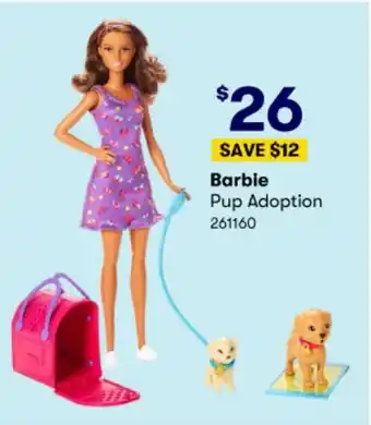 BIG W Barbie Pup Adoption 261160 offer