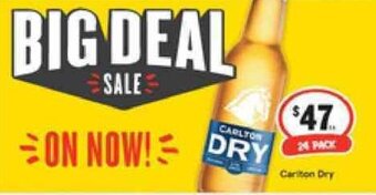 IGA Carlton Dry 24 Pack offer