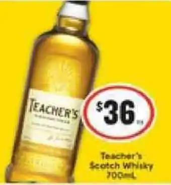 Teacher's Scotch Whisky 700ml