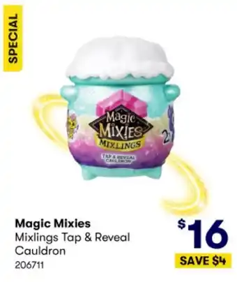 BIG W Magic Mixies Mixlings Tap & Reveal Cauldron offer