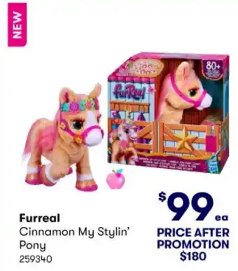 BIG W Furreal Cinnamon My Stylin' Pony offer
