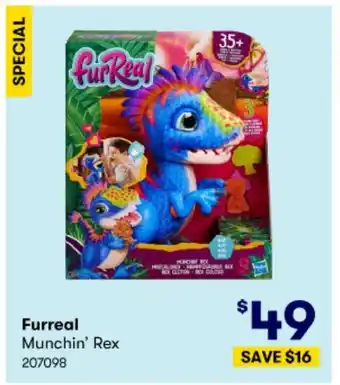 BIG W Furreal Munchin' Rex 207098 offer