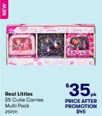 BIG W Real Littles S5 Cutie Carries Multi Pack offer
