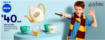 BIG W Harry Potter Wizarding World Divination Tea Set 258743 offer