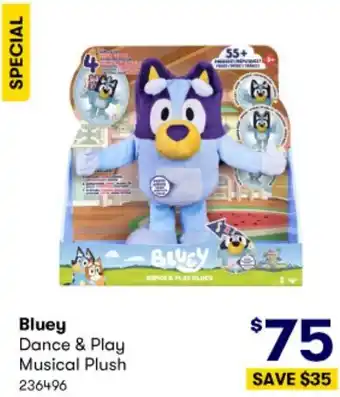 Bluey Dance & Play Musical Plush 236496